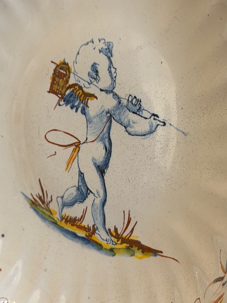 Crespina en faïence compendiaria de Faenza, fin du XVIe siècle-photo-3