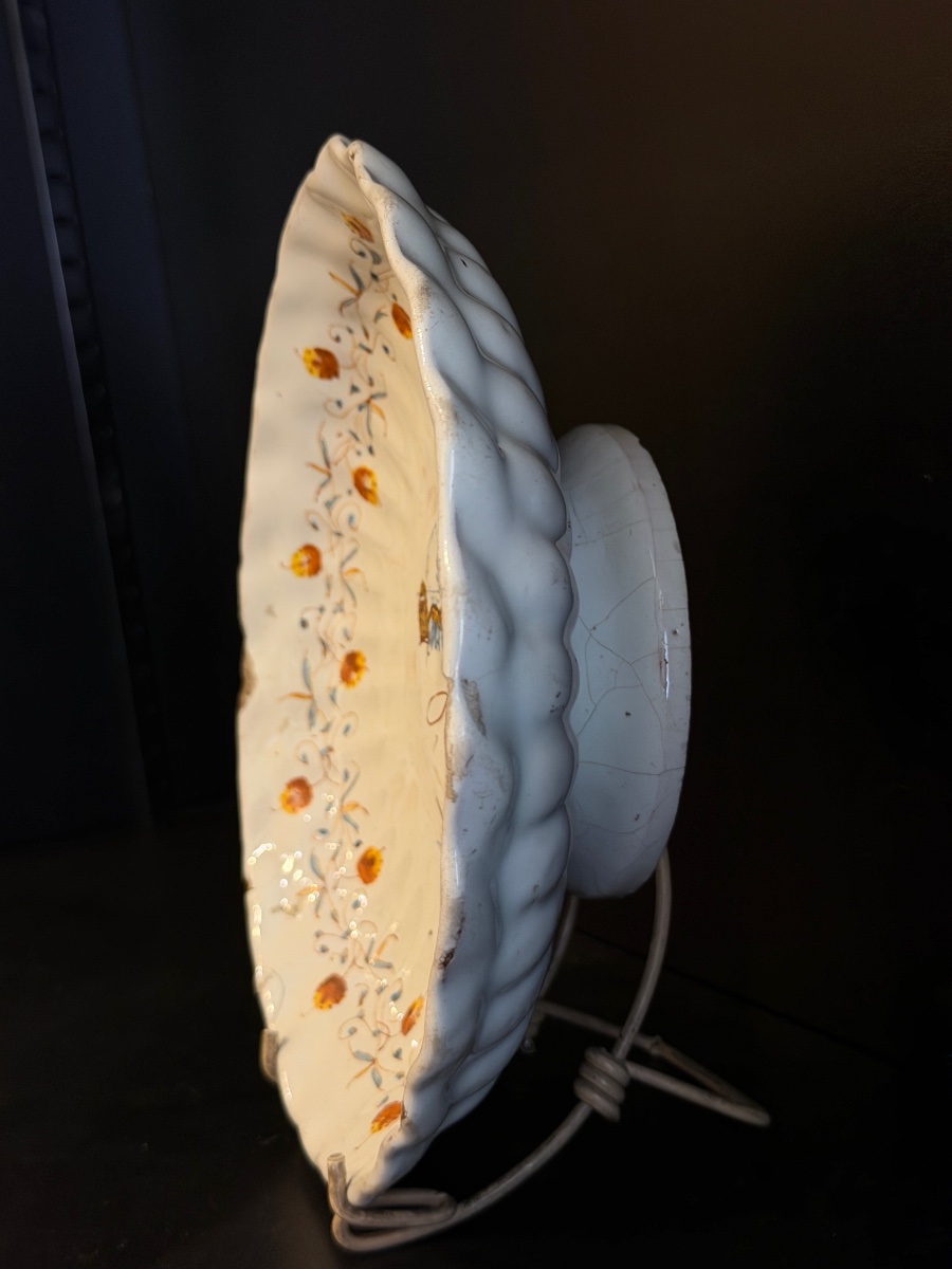 Crespina en faïence compendiaria de Faenza, fin du XVIe siècle-photo-1