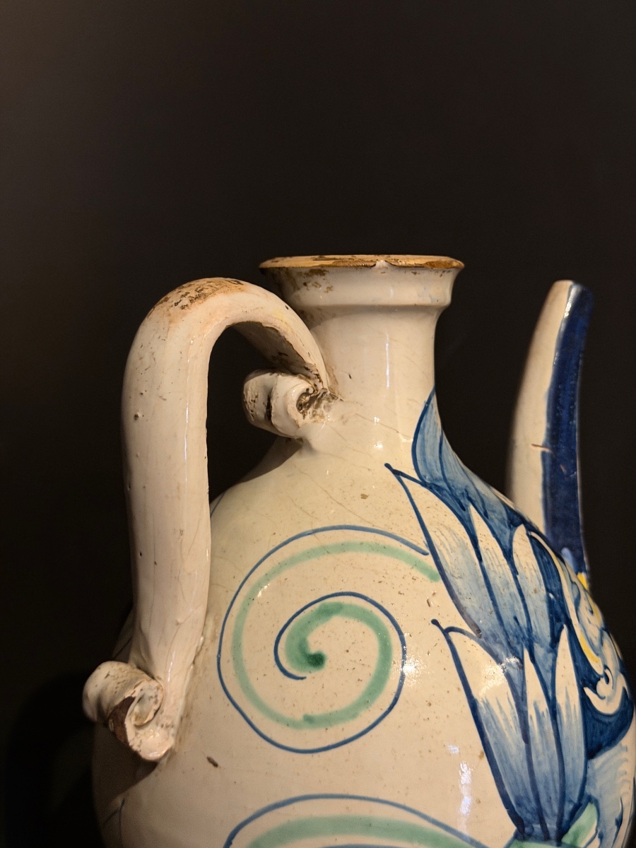 Casteldurante Majolica Apothecary Jug, 16th Century-photo-3
