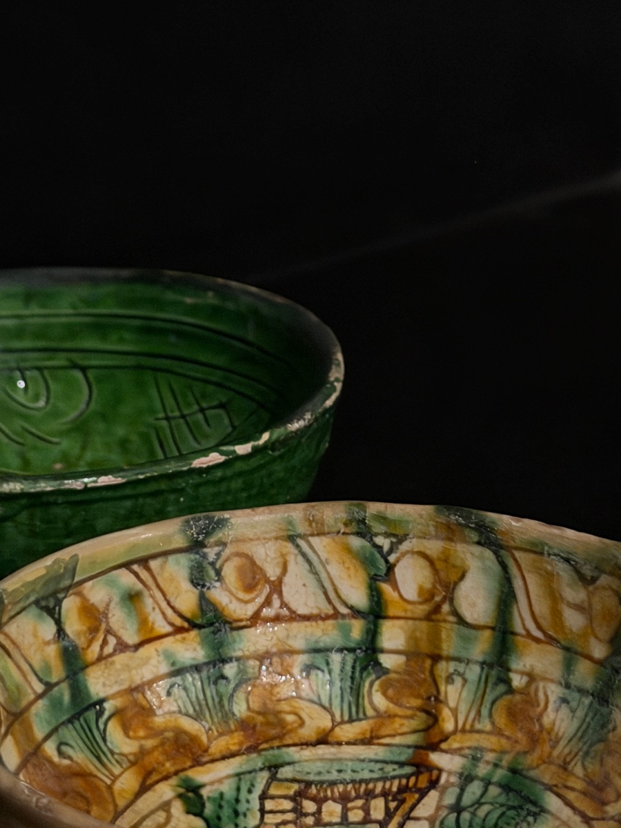 Ensemble de quatre bols en céramique polychrome de Ferrare, XVe siècle-photo-4