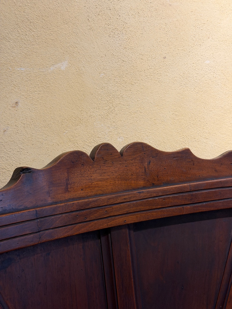 Paire de chaises toscanes en bois, Florence, XVIIe siècle-photo-2