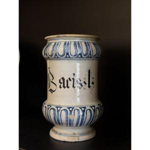 Venetian Majolica Apothecary Jar, 18th Century