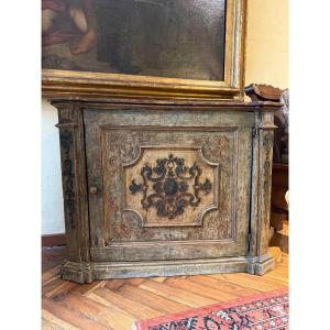 Small Lacquered Venetian Sideboard From The Louis XIV Period