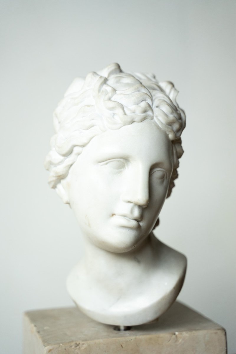 Female Face In White Marble  -photo-4