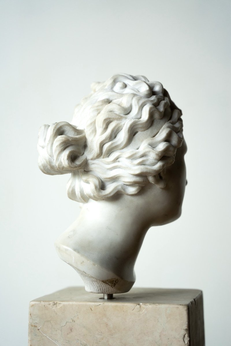 Female Face In White Marble  -photo-4