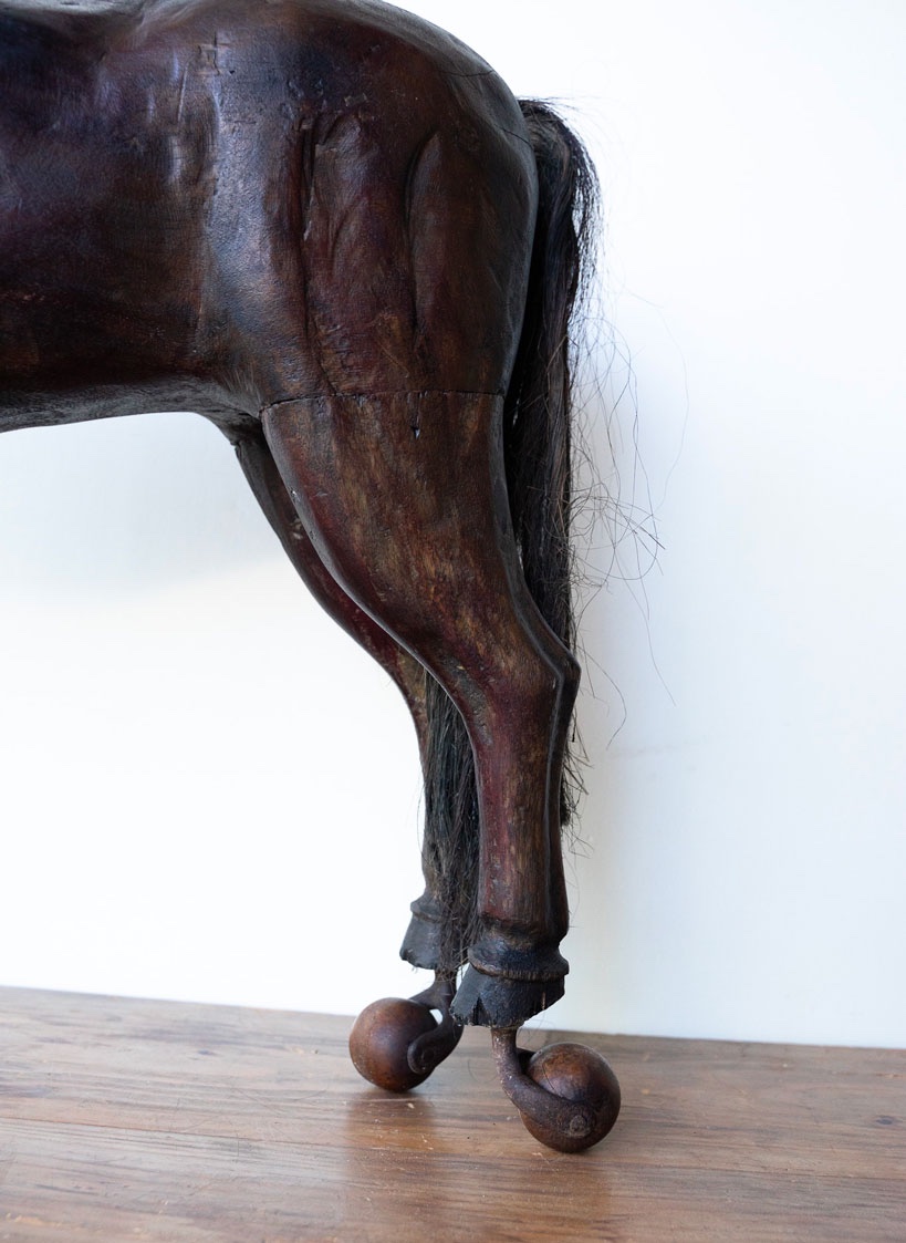 Wooden Carousel Horse – 19th Century-photo-2