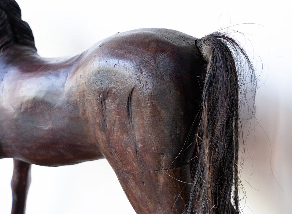 Wooden Carousel Horse – 19th Century-photo-3
