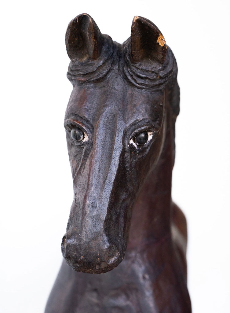 Wooden Carousel Horse – 19th Century-photo-6