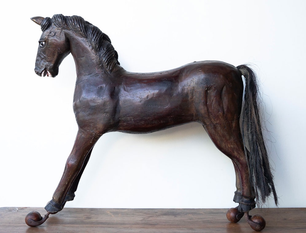 Wooden Carousel Horse – 19th Century
