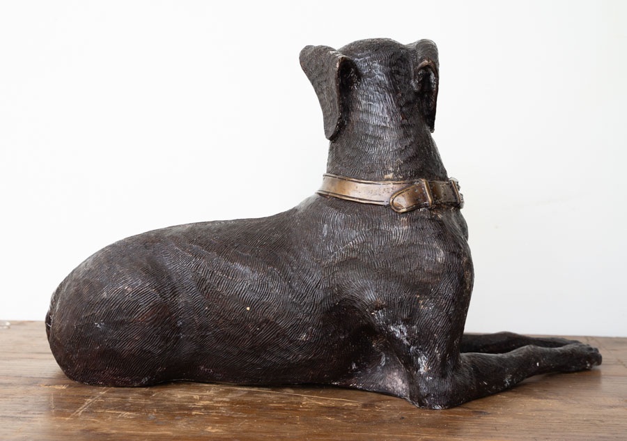Bronze Sculpture Of A Dog – Milan, Early 20th Century-photo-4