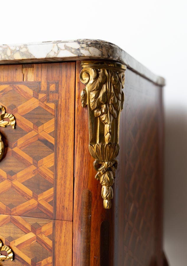 Commode époque Transition Louis XV / Louis XVI - Est De La France-photo-7
