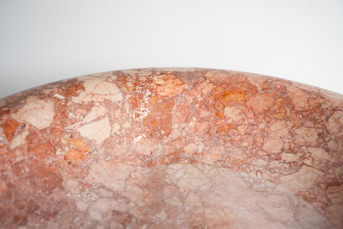 Baptismal Font In Breccia Pernice Marble-photo-6