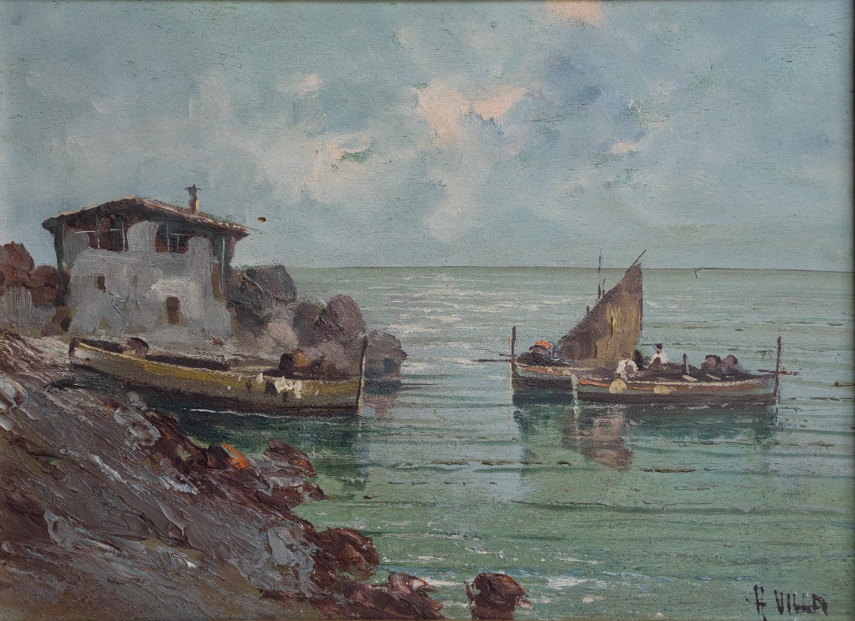Pair Of Marine Paintings – Antonio Villa-photo-4
