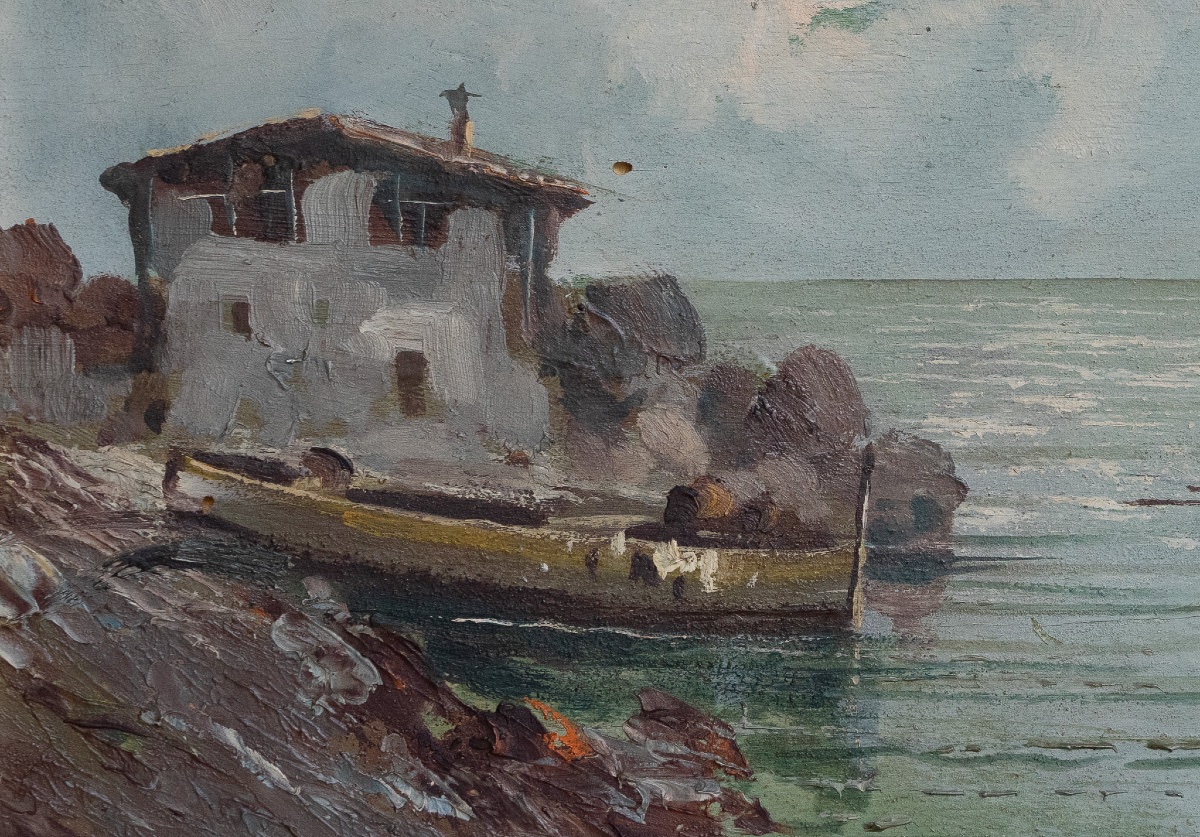 Pair Of Marine Paintings – Antonio Villa-photo-5