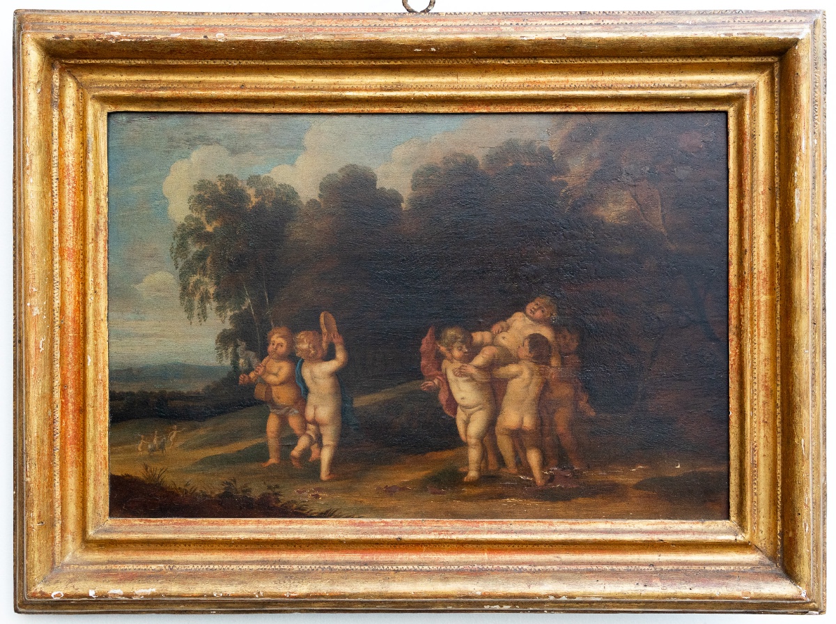 Bacchanale de Putti – École Flamande