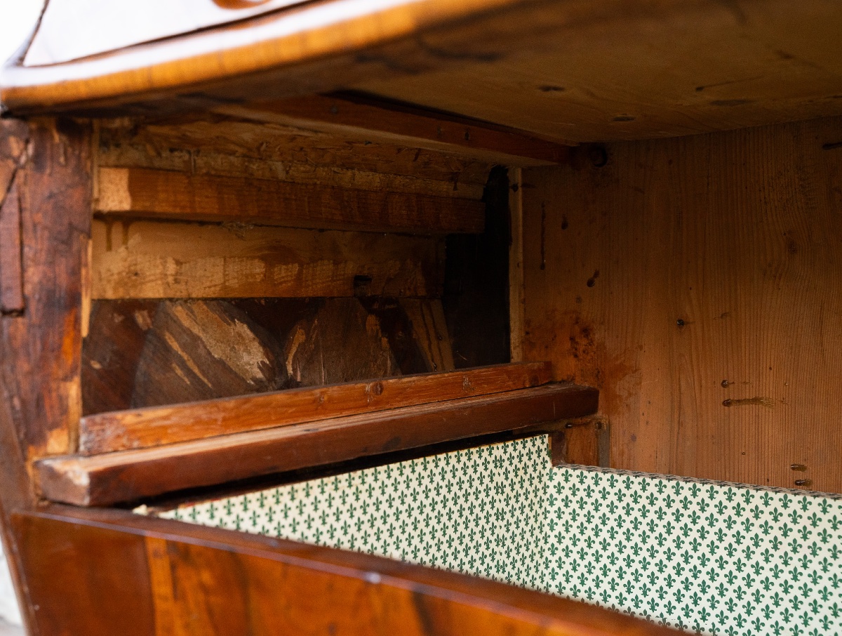 Commode vénitienne en noyer – Fin XVIIIe siècle-photo-4