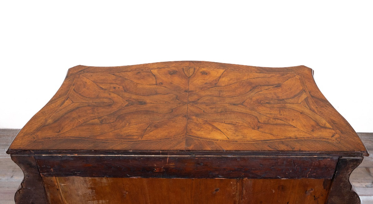 Commode vénitienne en noyer – Fin XVIIIe siècle-photo-8