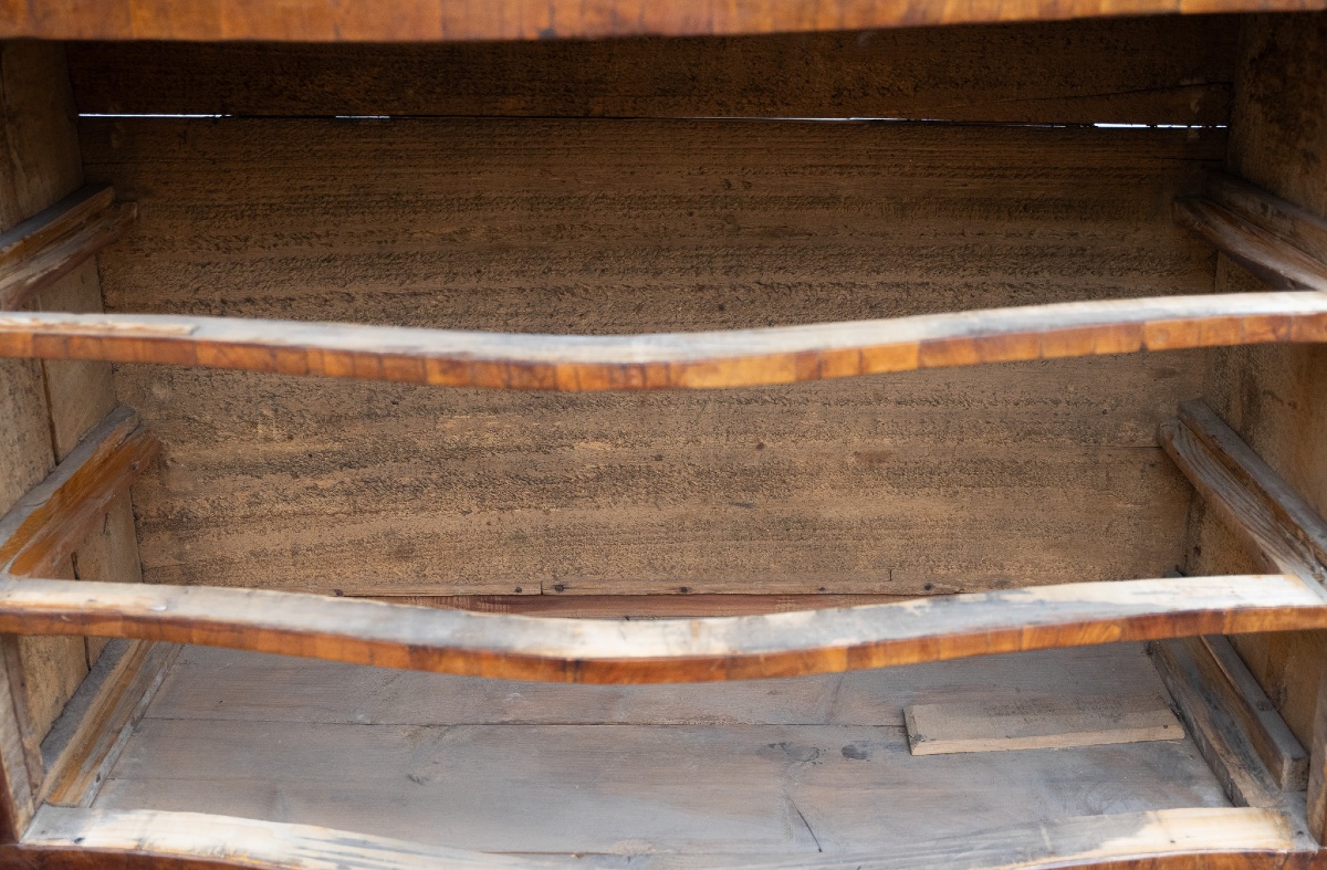 Vicenza Commode In Walnut And Walnut Burl – 18th Century-photo-5