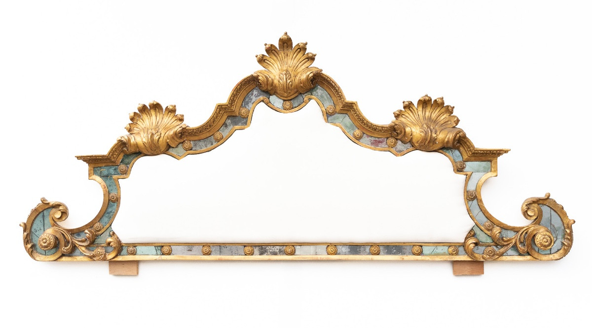 Ancienne tête de lit vénitienne – fin XVIIe / début XVIIIe siècle