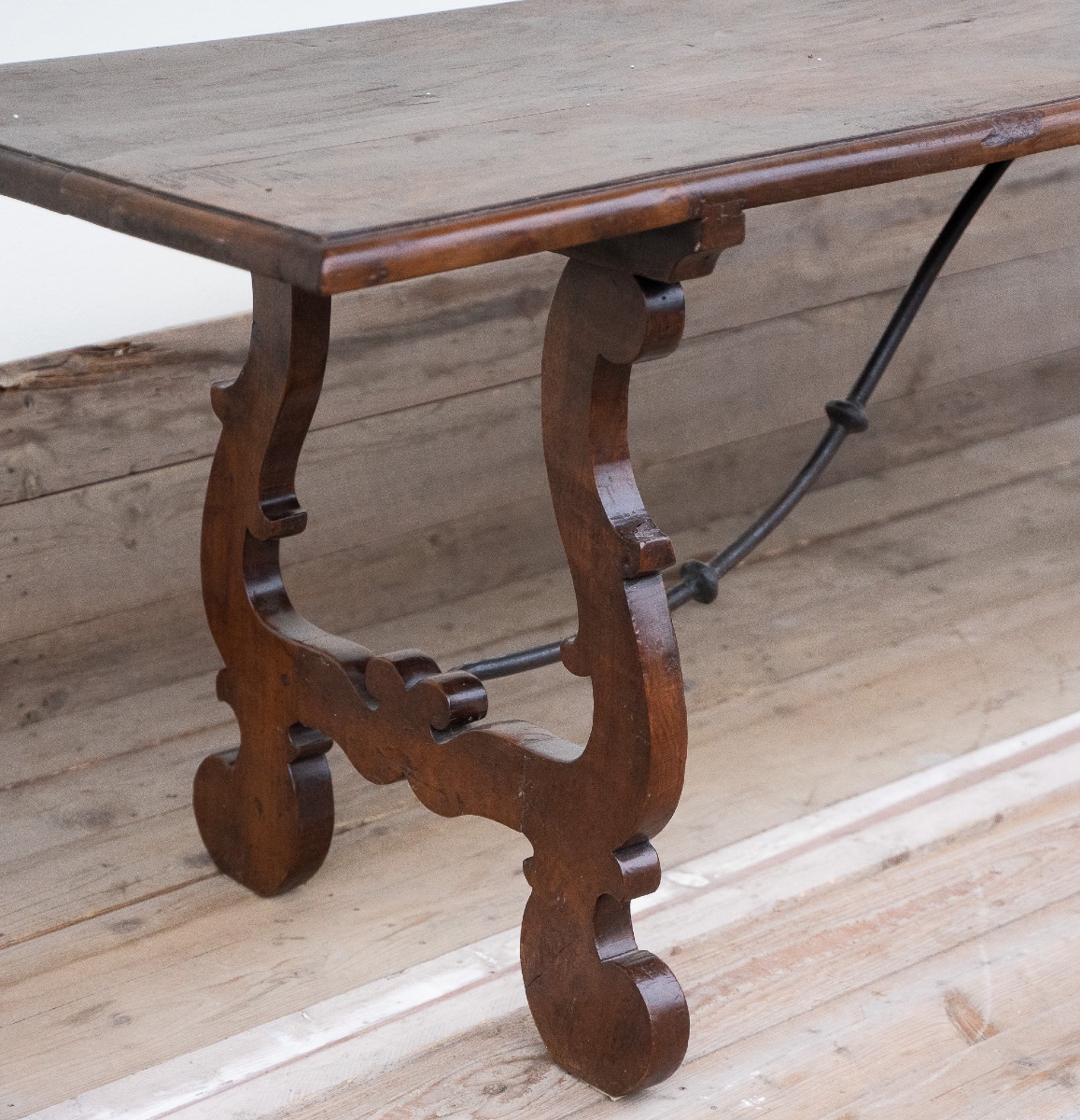 Table Fratino vénitienne en noyer – fin du XVIIe siècle-photo-3