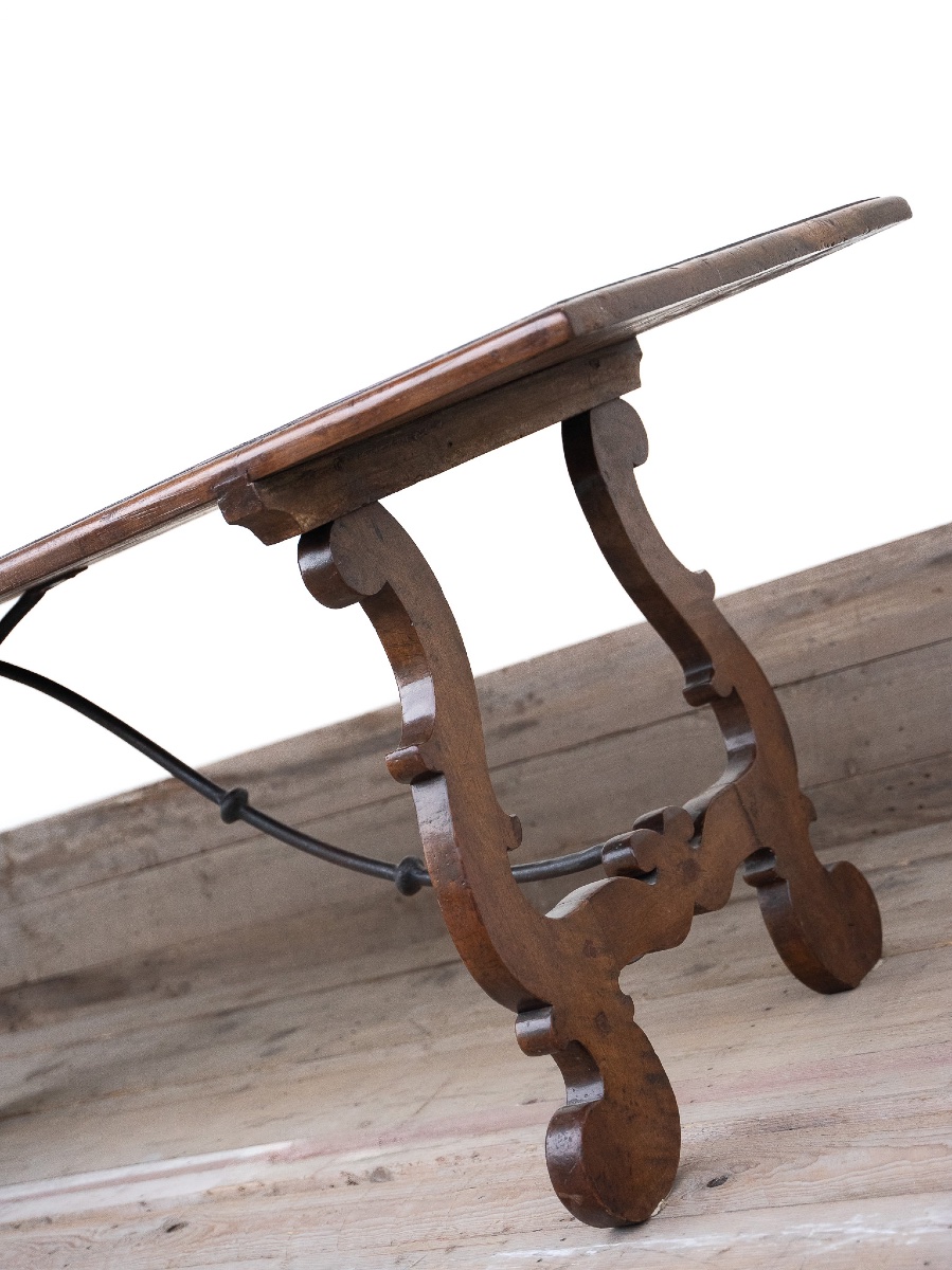 Table Fratino vénitienne en noyer – fin du XVIIe siècle-photo-2