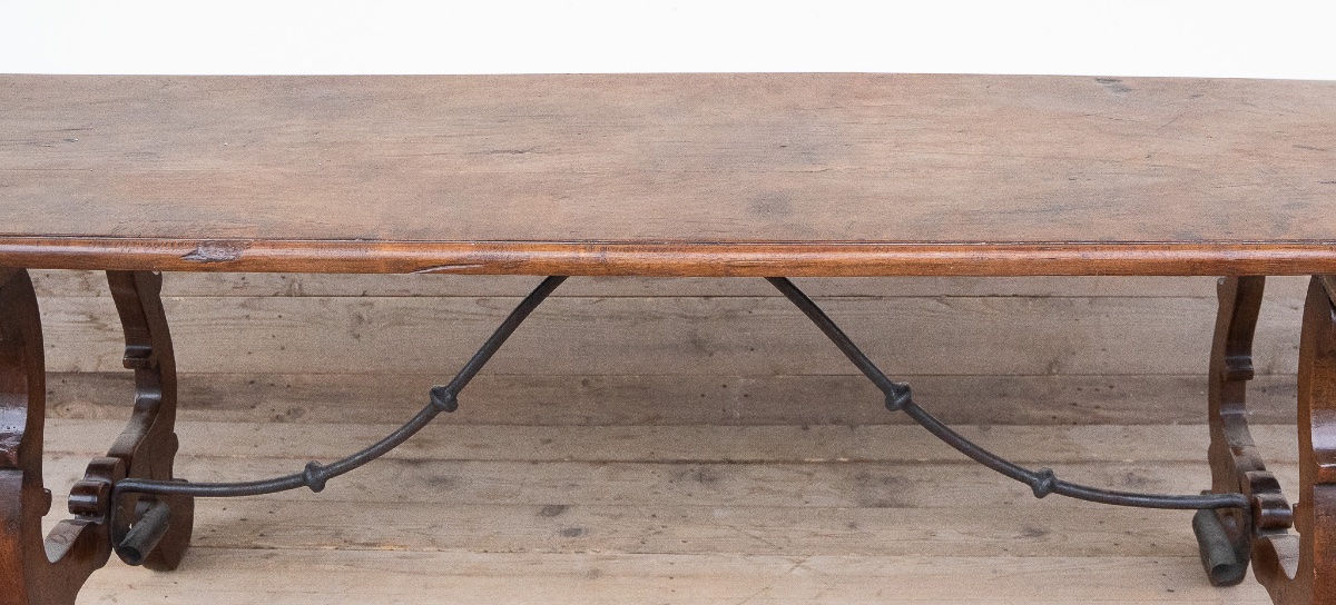 Table Fratino vénitienne en noyer – fin du XVIIe siècle-photo-3