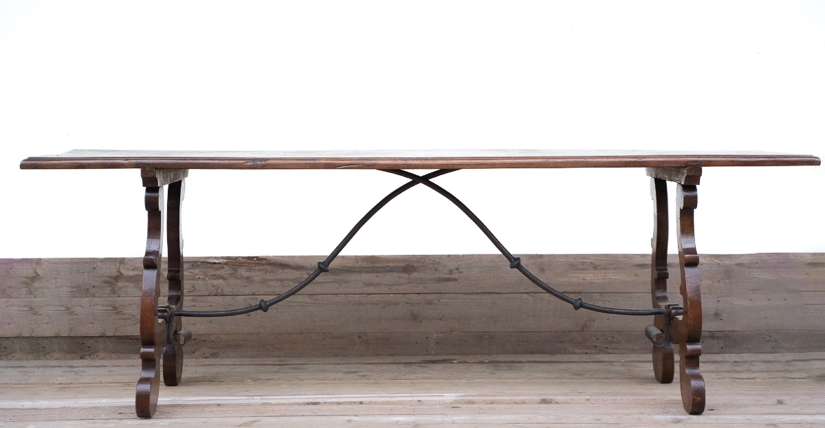 Venetian Walnut Fratino Table – Late 17th Century-photo-6