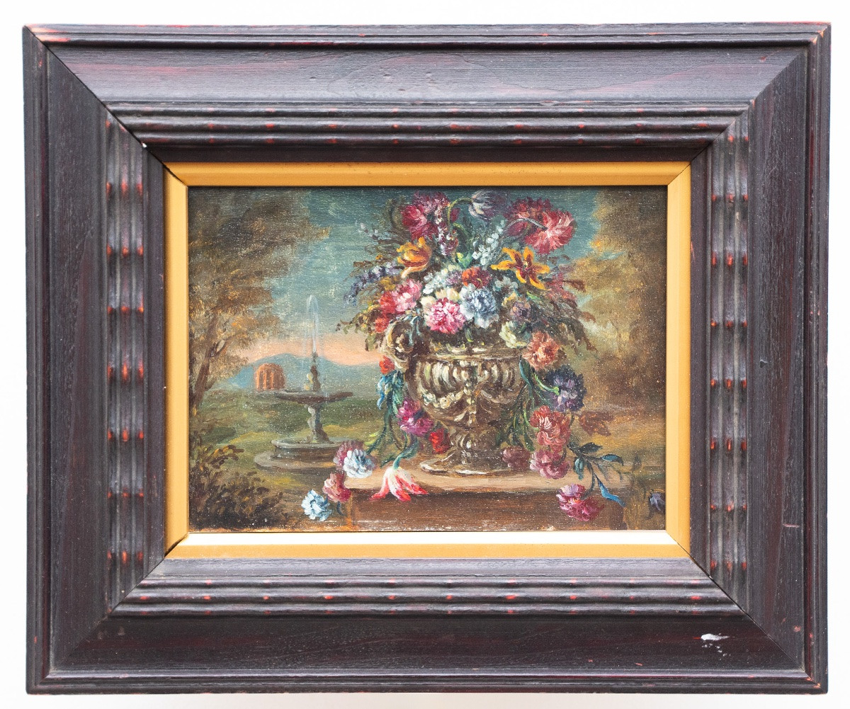 Pair Of Still Lifes – Flemish School, Late 18th Century-photo-2