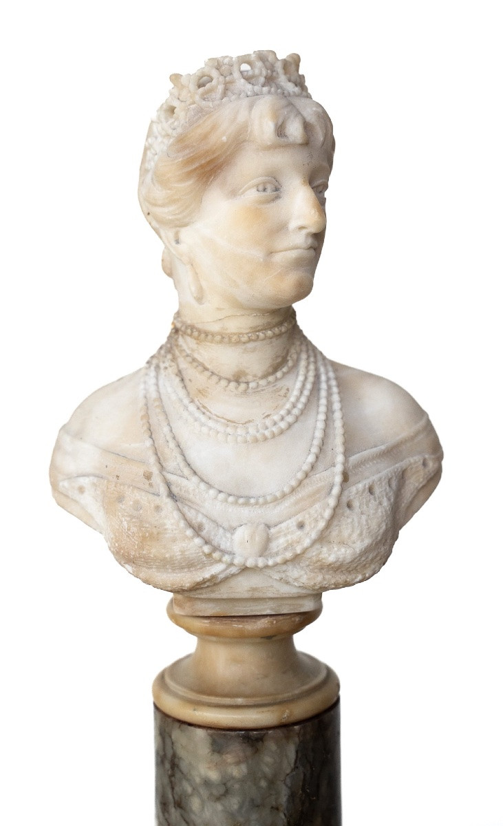 Bust Of Queen Margherita – Late 19th Century-photo-2