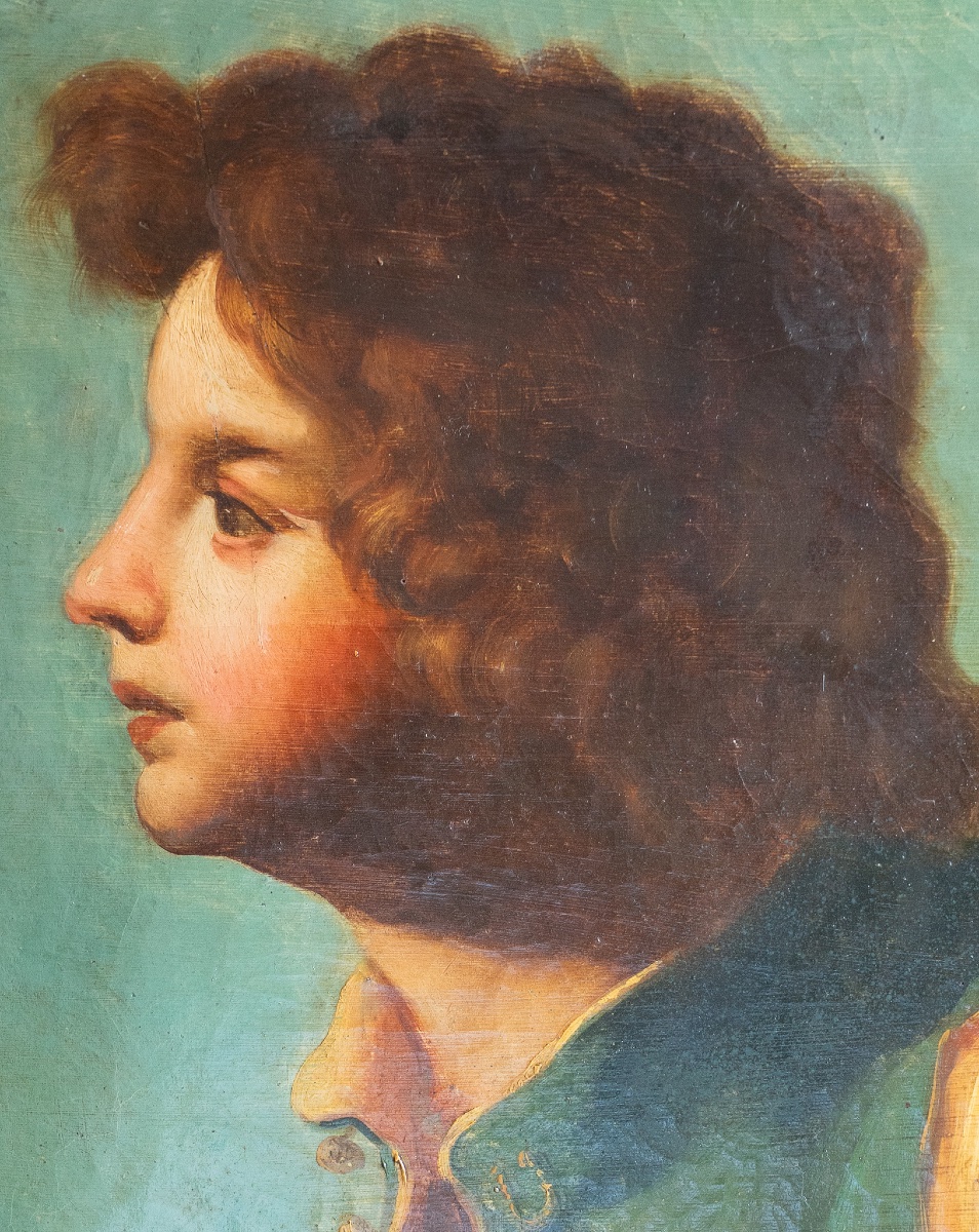 A Pair Of Portraits Of Children-photo-3