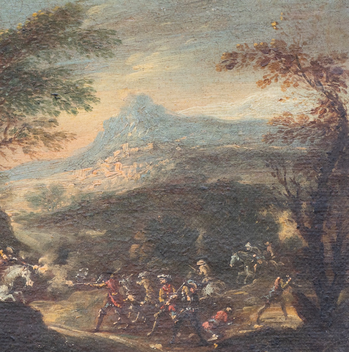 Battle Scene – Attributed To Francesco Graziani-photo-3