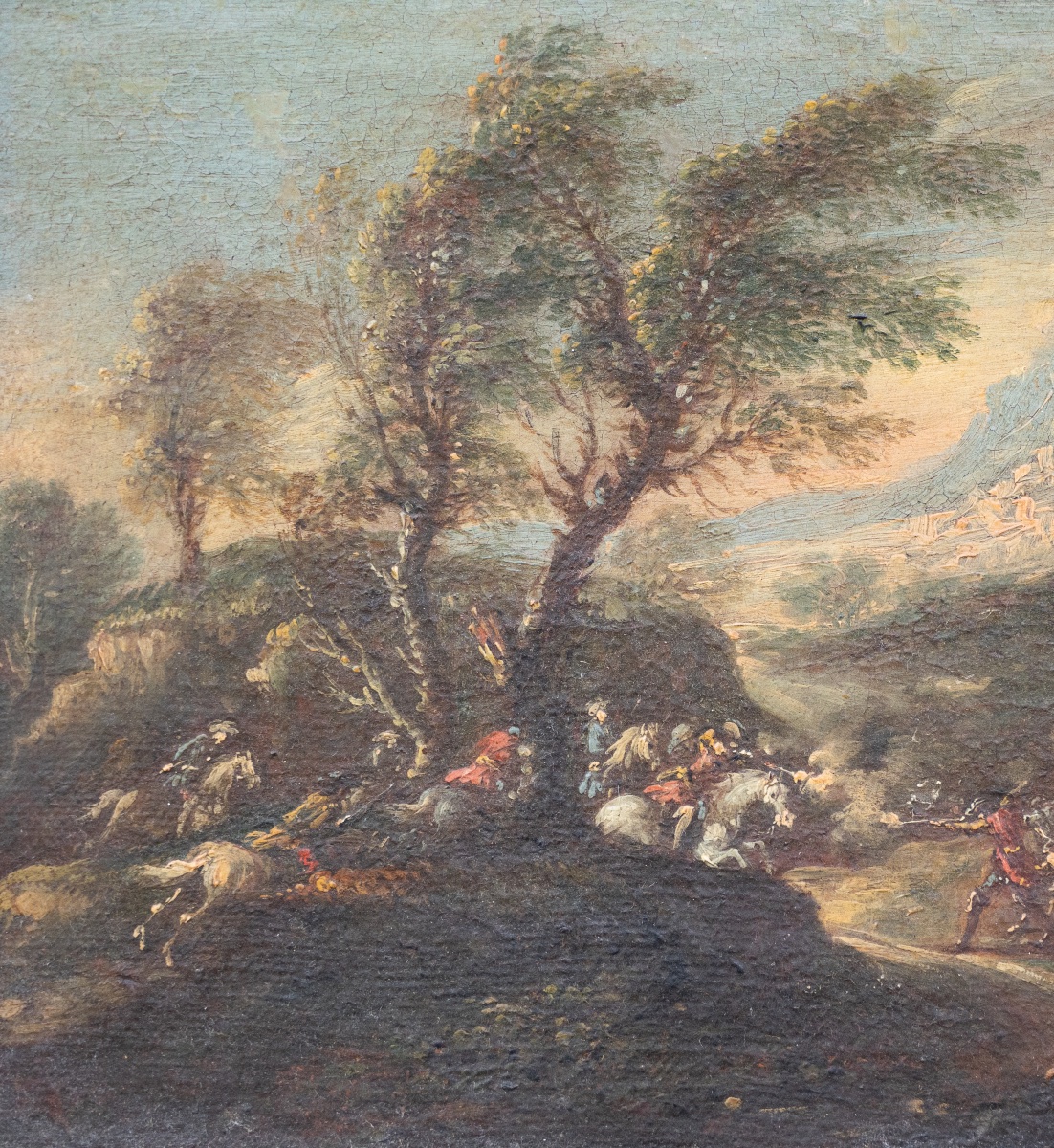 Battle Scene – Attributed To Francesco Graziani-photo-1