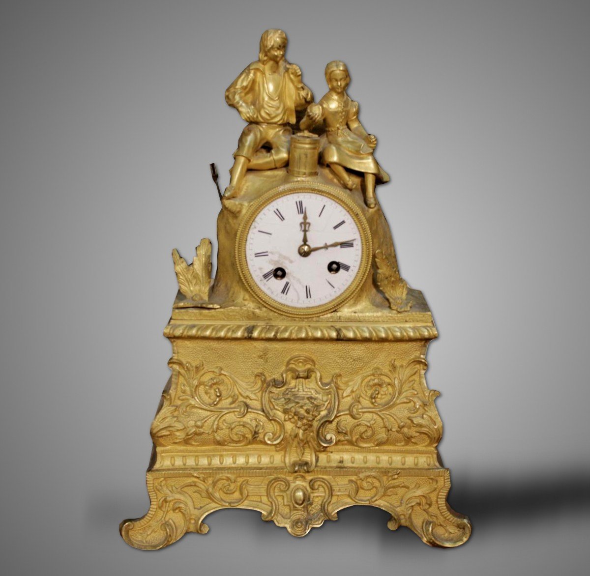 Horloge Papillon à balancier déco vintage designs - Provence
