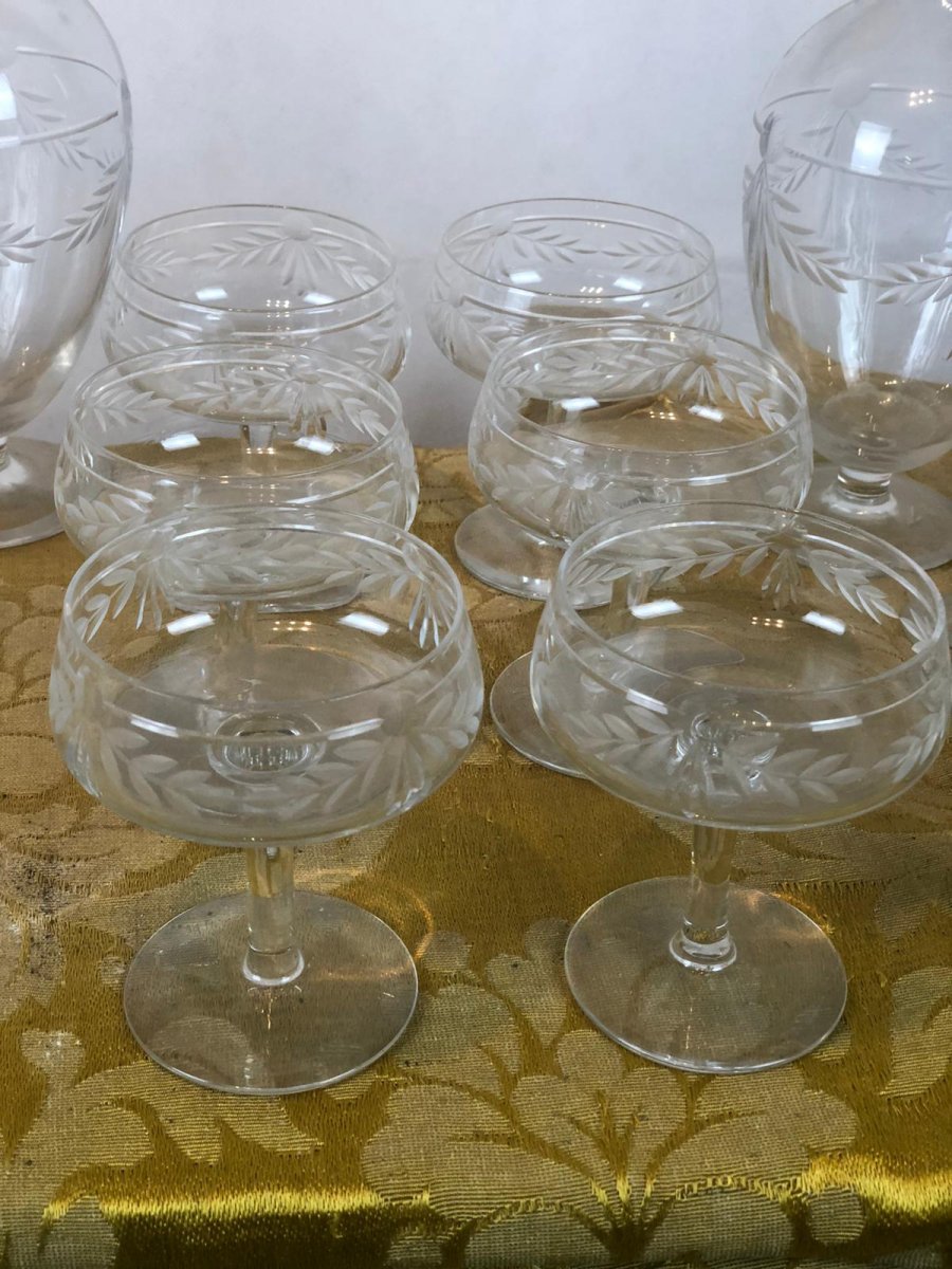 Early-20th Complete  Baccarat Crystal Service-photo-3