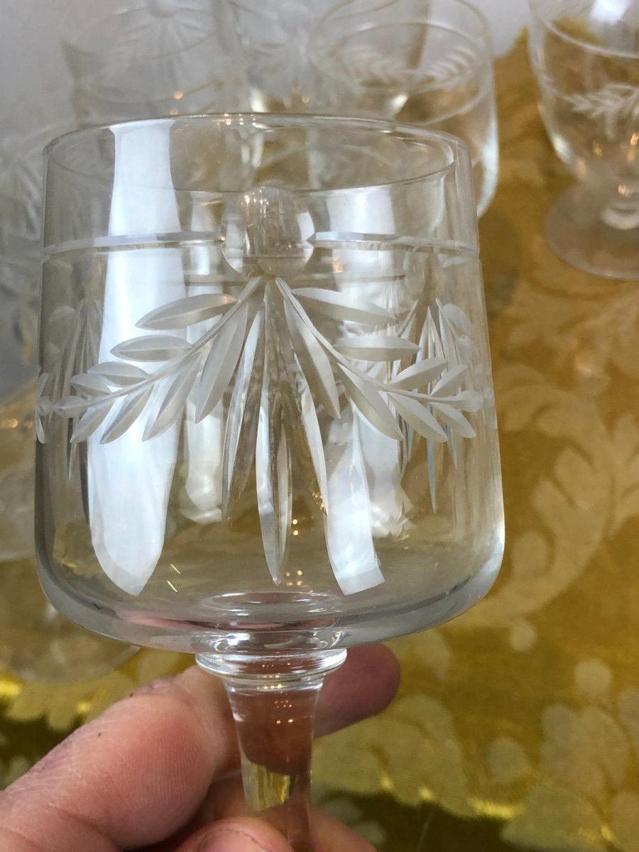Early-20th Complete  Baccarat Crystal Service-photo-6