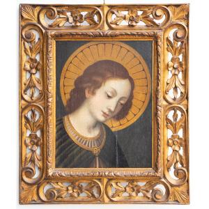 Ange à l’auréole – École toscane, XVIe siècle