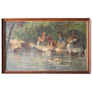 The Washerwomen – Piero Todeschini, 1925