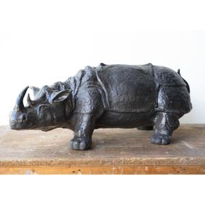 Ceramic Rhinoceros From Bassano