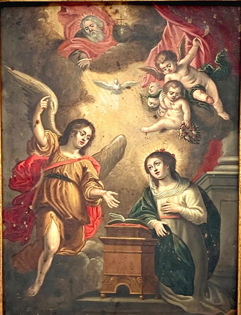 Italian School 17th The Annunciation-photo-2