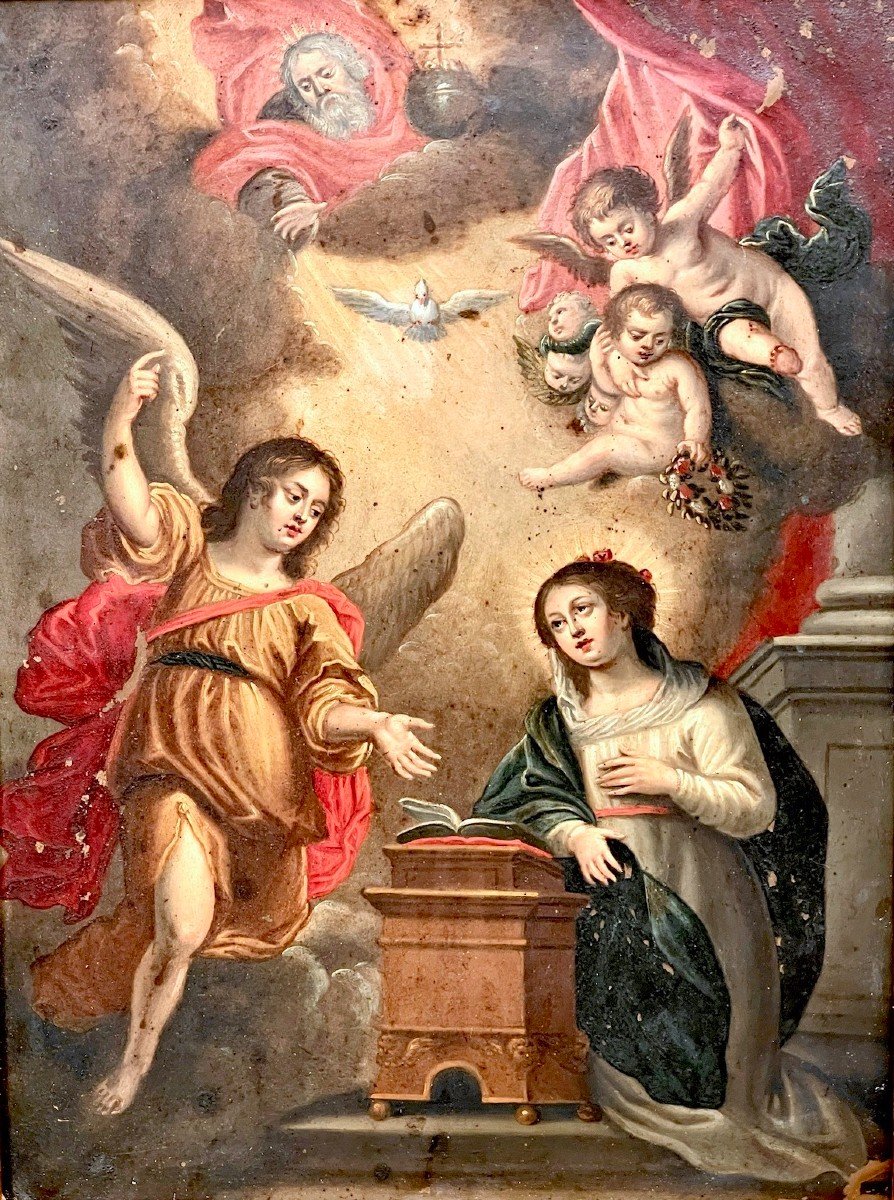 Italian School 17th The Annunciation-photo-3