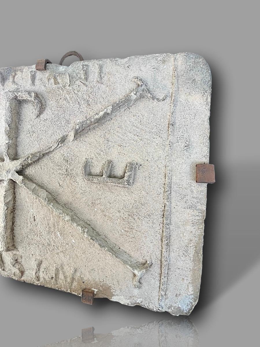 Fragment Of Chrism In Stone 8th Century-photo-2