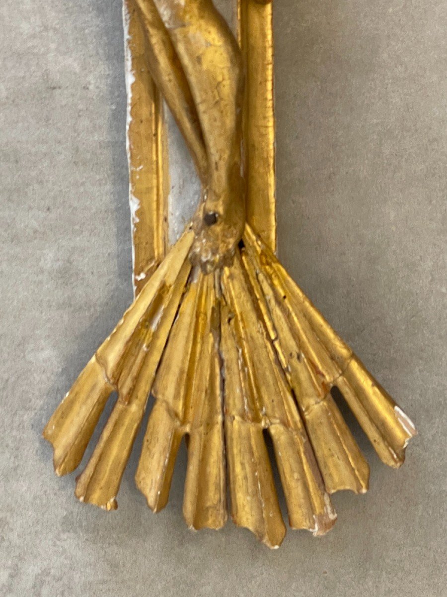 Grand Crucifix De Procession Italien – époque Louis XVI, 18ᵉ Siècle-photo-1