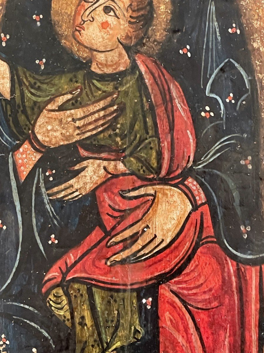 Virgin And Child - Pyrenean Romanesque Art - 15th-16th Century-photo-2