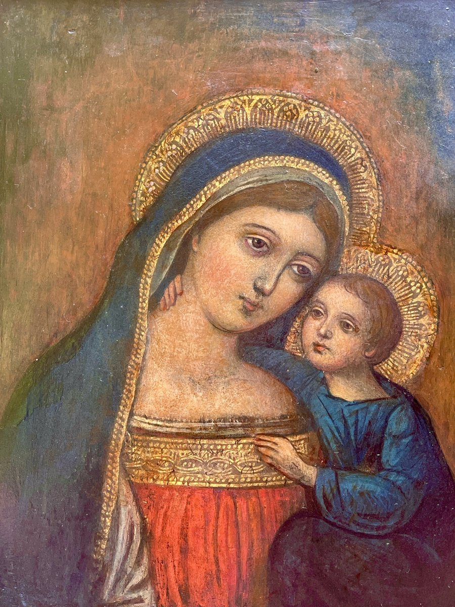 Our Lady Of Good Counsel Veneto-cretan Workshop 15th Century -photo-1