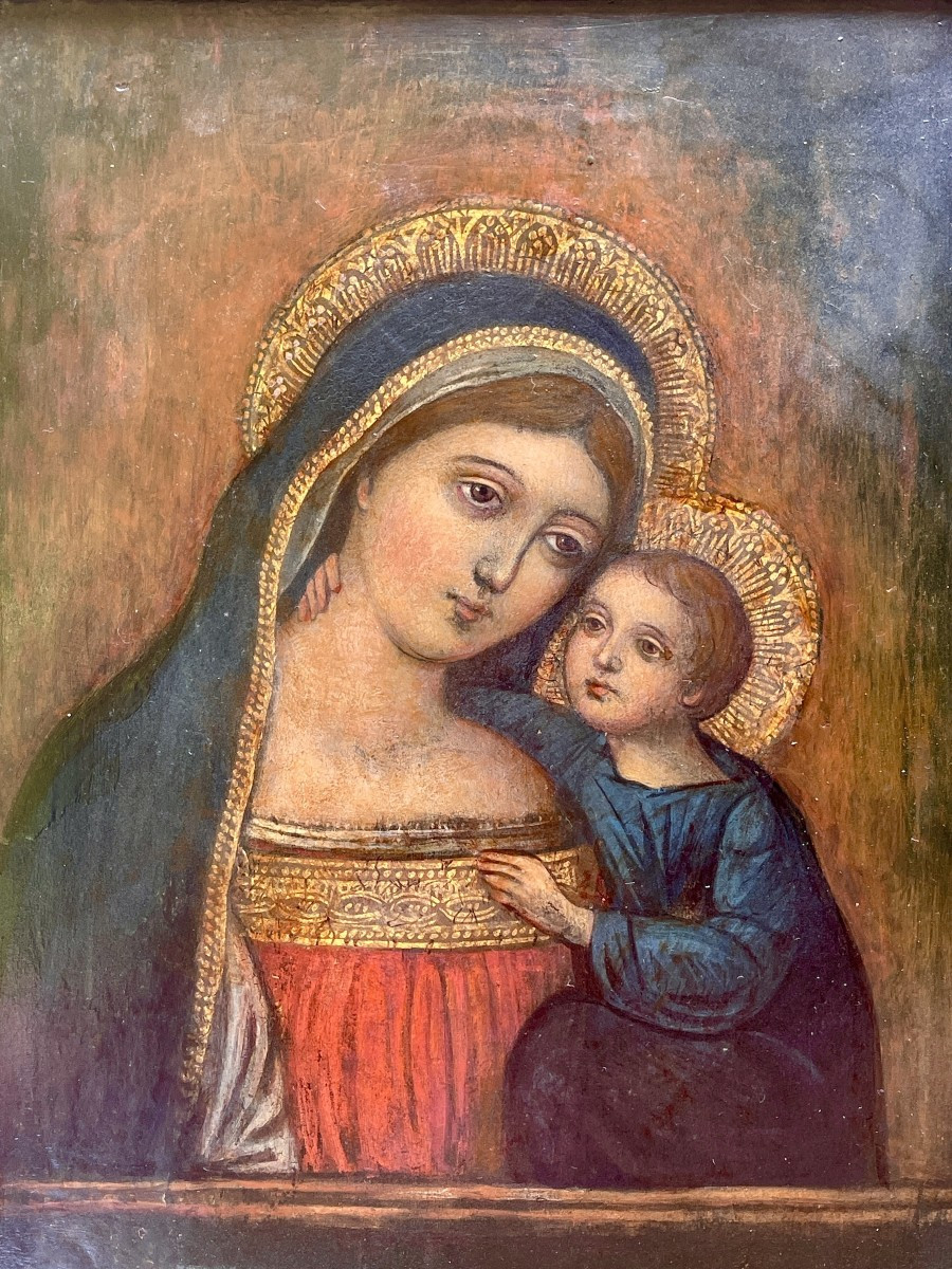 Our Lady Of Good Counsel Veneto-cretan Workshop 15th Century 