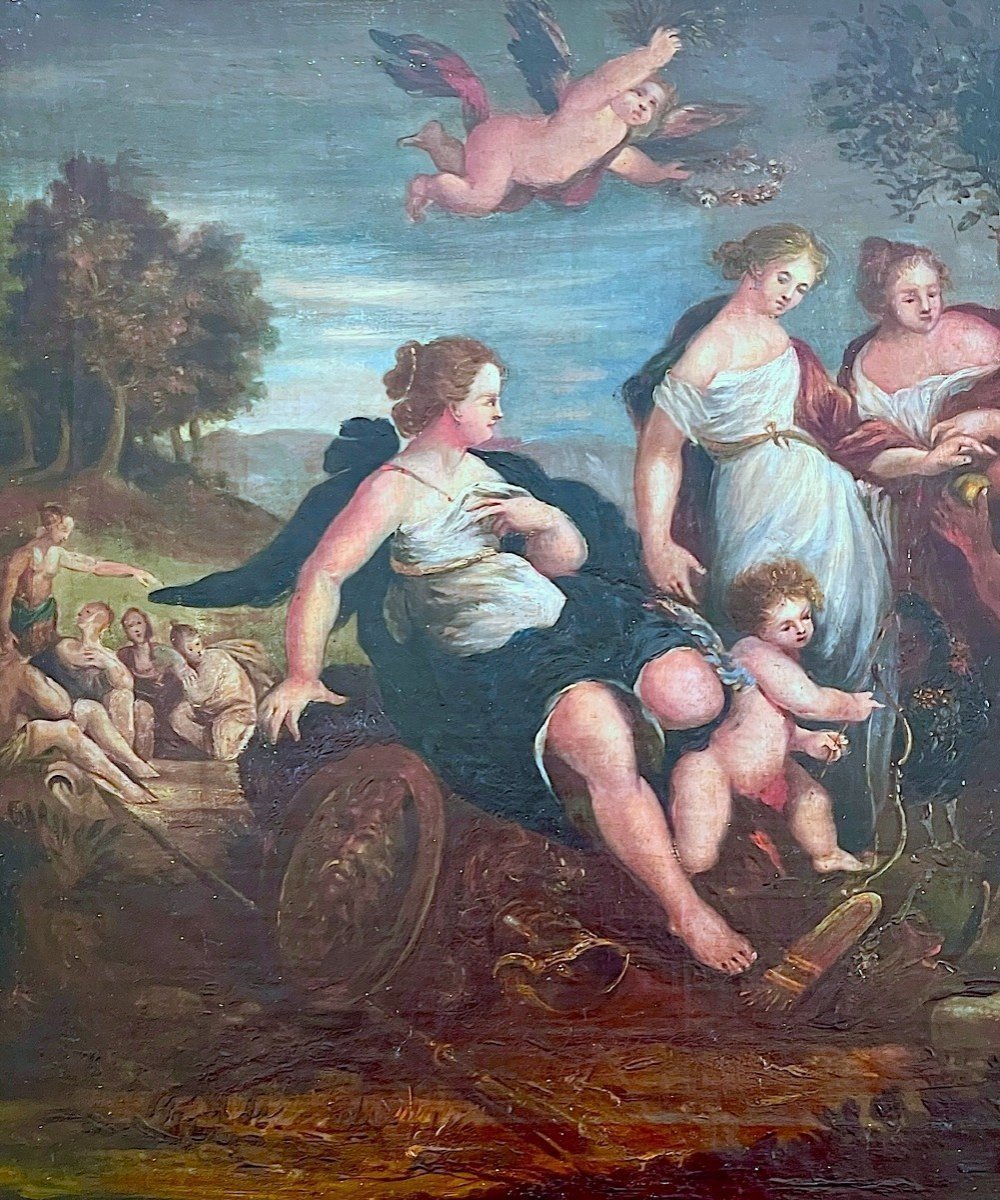 Le Jugement De Pâris – Ecole Française Du XVIIe Siècle-photo-3