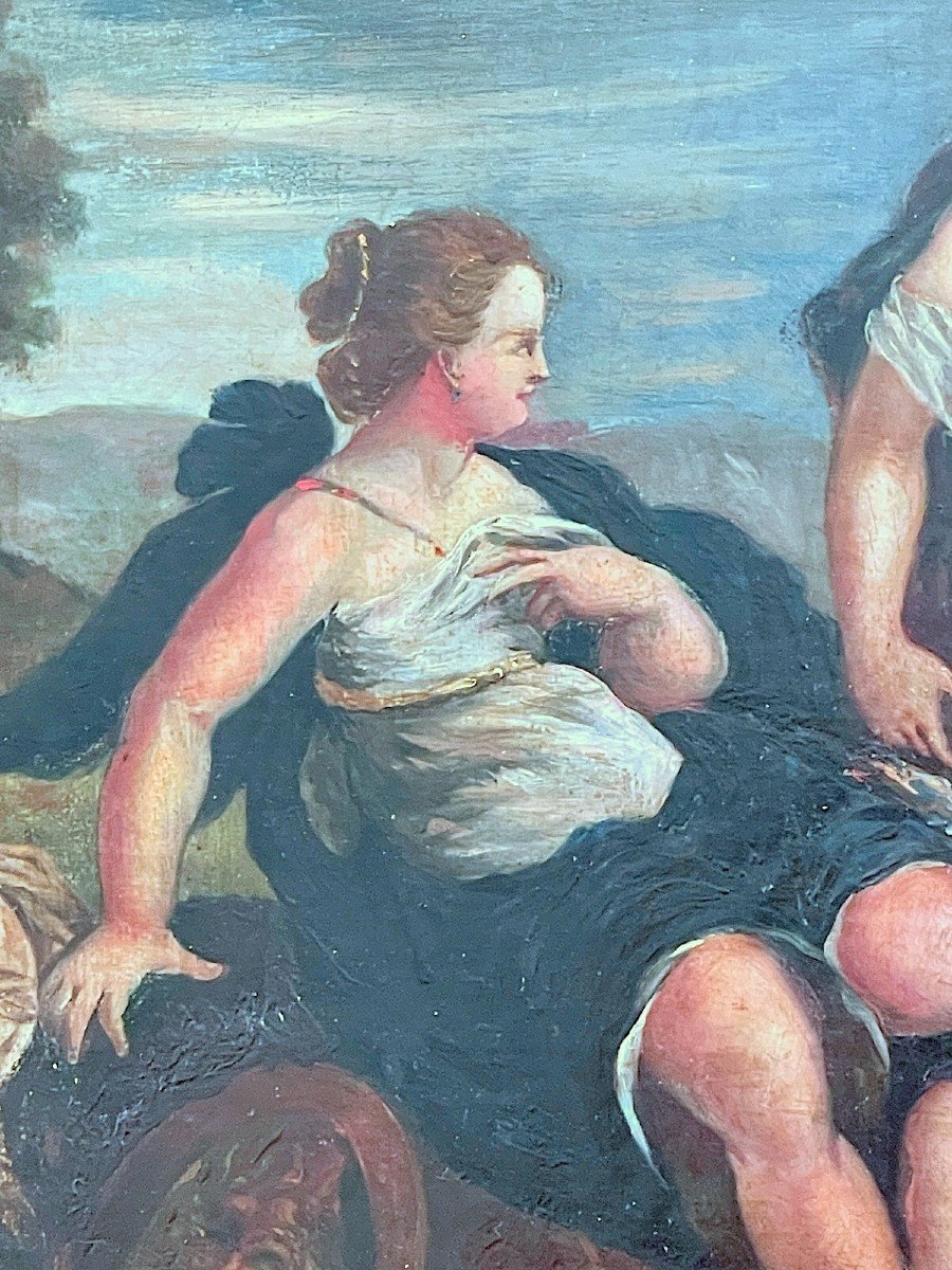 Le Jugement De Pâris – Ecole Française Du XVIIe Siècle-photo-2