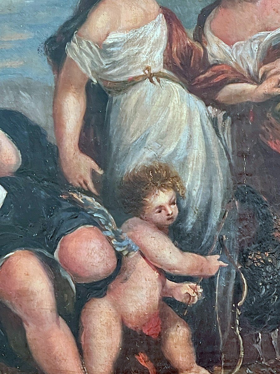 Le Jugement De Pâris – Ecole Française Du XVIIe Siècle-photo-3