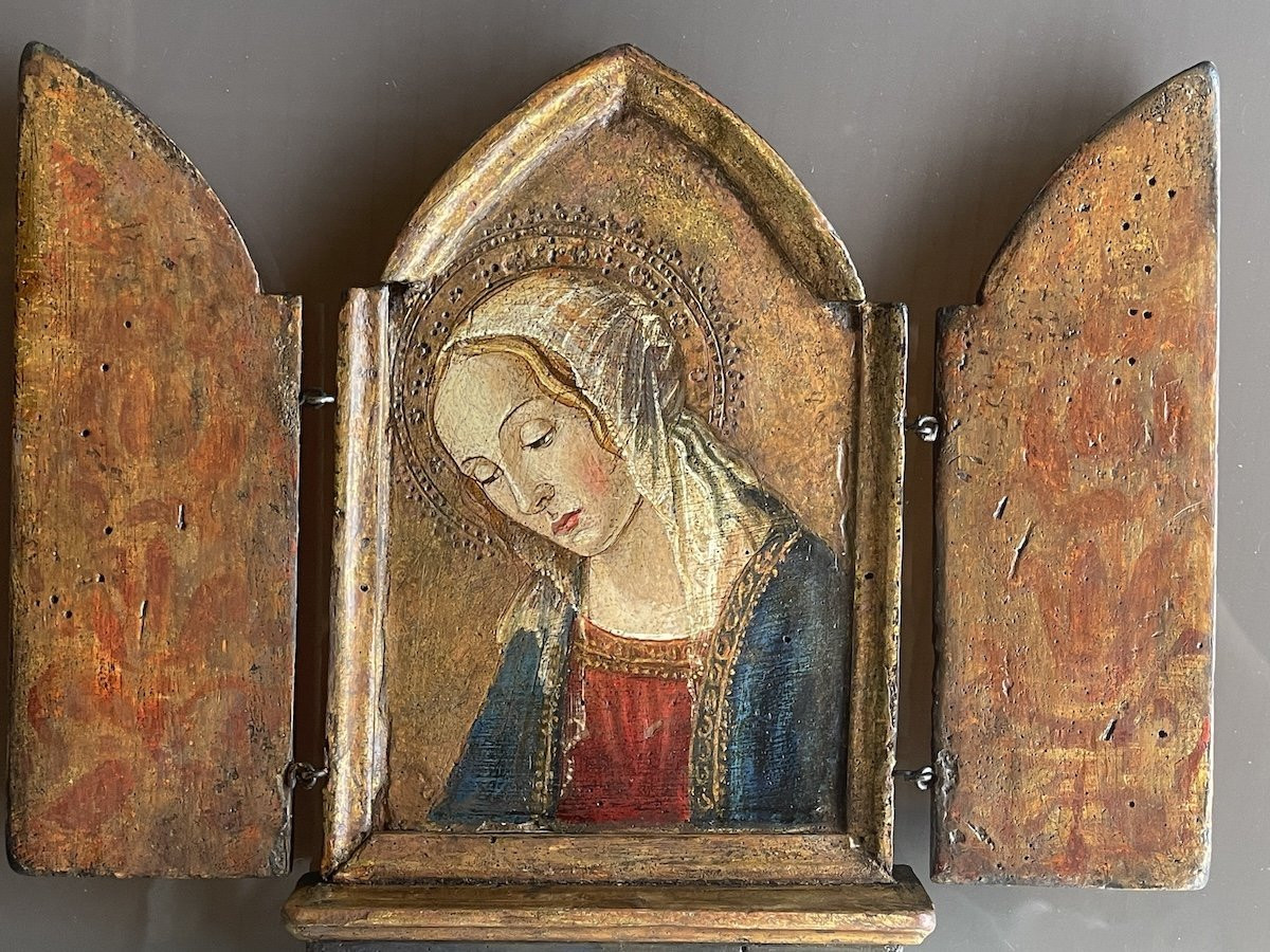 Devotional Altar To The Virgin – Tuscany, Late 16th Century – Tempera On Panel-photo-5