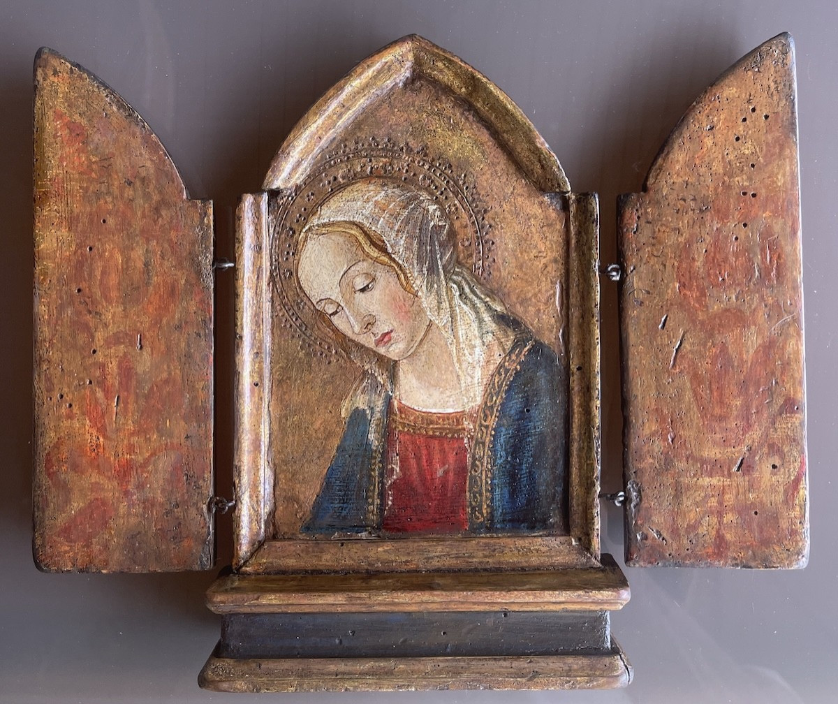 Devotional Altar To The Virgin – Tuscany, Late 16th Century – Tempera On Panel